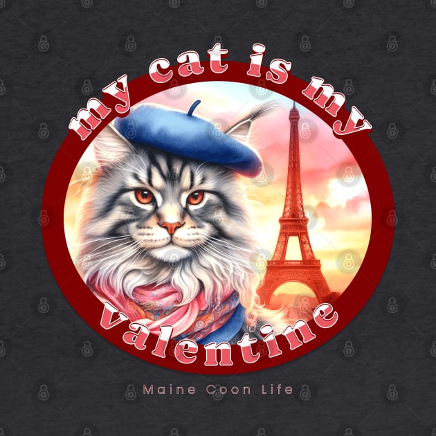 My Cat Is My Valentine Maine Coon Life 02M by catsloveart